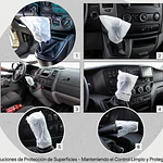 Cubre Palanca Desechables 18 micras 250 Unidades