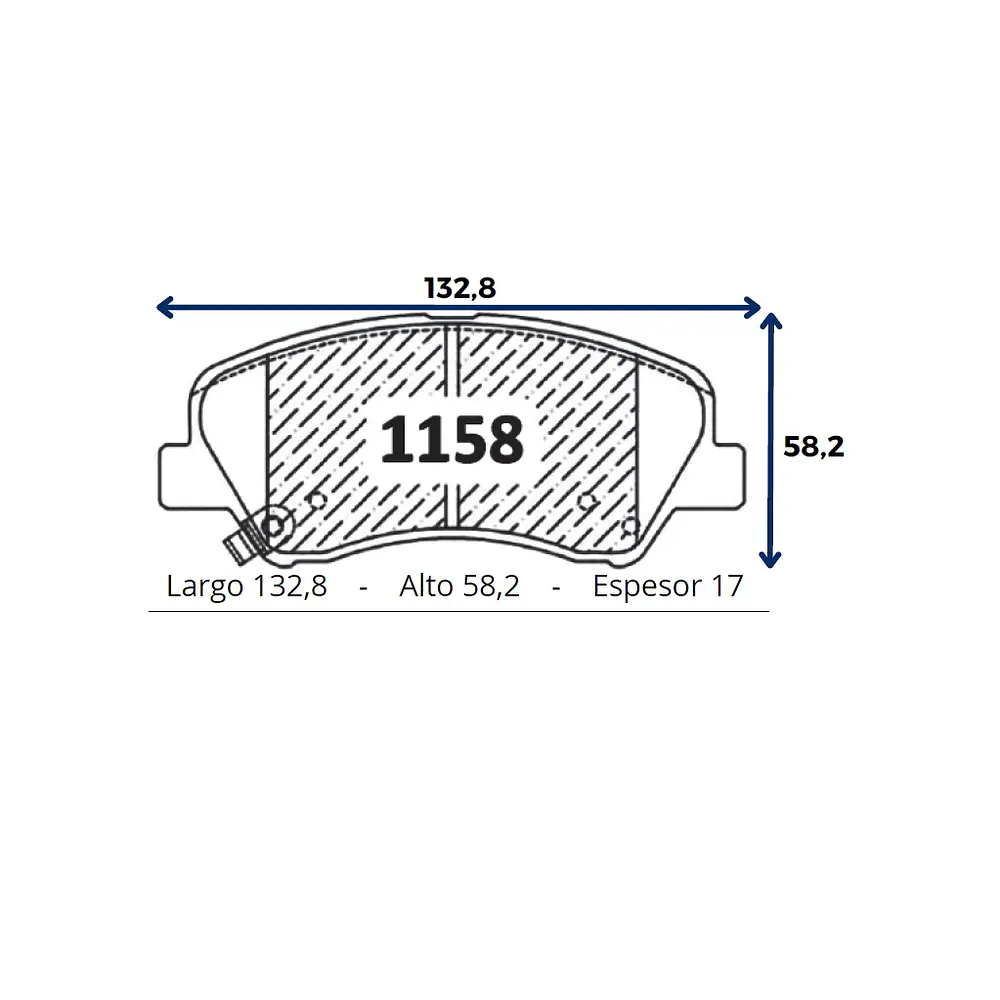 Pastilla Freno Delantera Cerámica Para Geely GS 1.8 2019-2023
