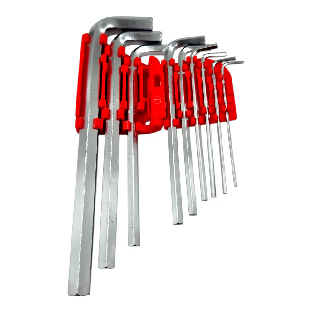 Set Llaves Allen 9 Piezas Largo