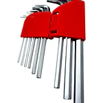 Set Llaves Allen 9 Piezas Largo