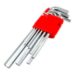 Set Llaves Allen 9 Piezas Largo