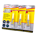 Pegamento Instantáneo Super Adhesivo Arlon (gotita) Pack 3