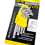 Set Llave Torx 9 Piezas Cortos