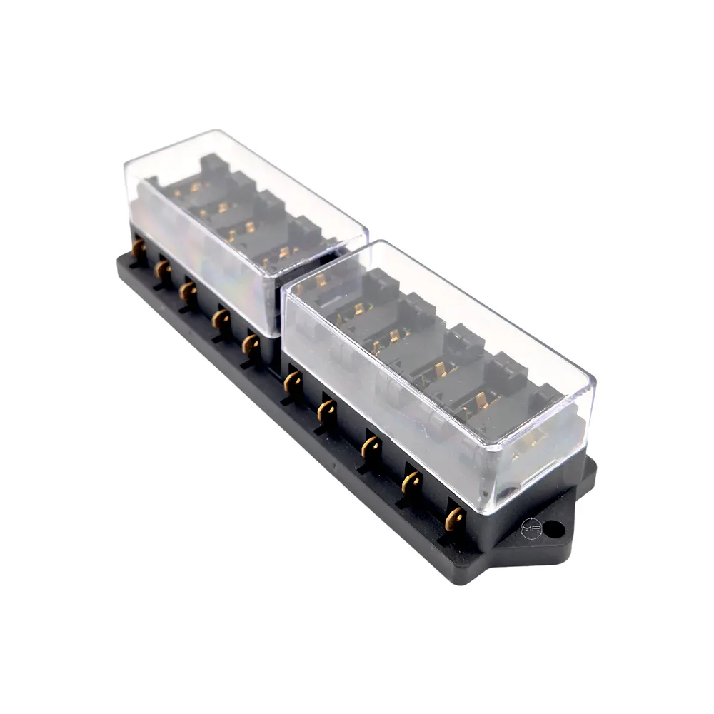 Caja Porta Fusible Automotriz para 10 Fusibles