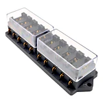 Caja Porta Fusible Automotriz para 10 Fusibles