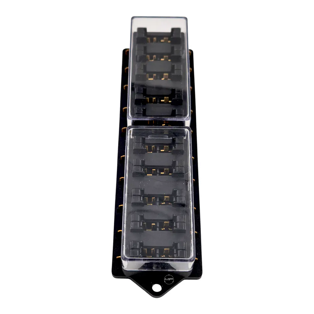 Caja Porta Fusible Automotriz para 10 Fusibles