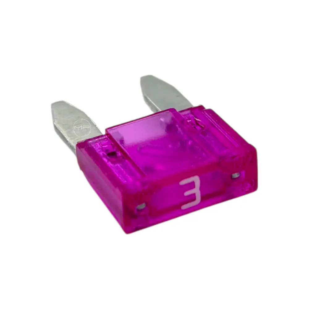 Fusible Mini 3 Amp 2 Patas Pines Pack 10 Unidades