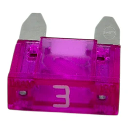 Fusible Mini 3 Amp 2 Patas Pines Pack 10 Unidades