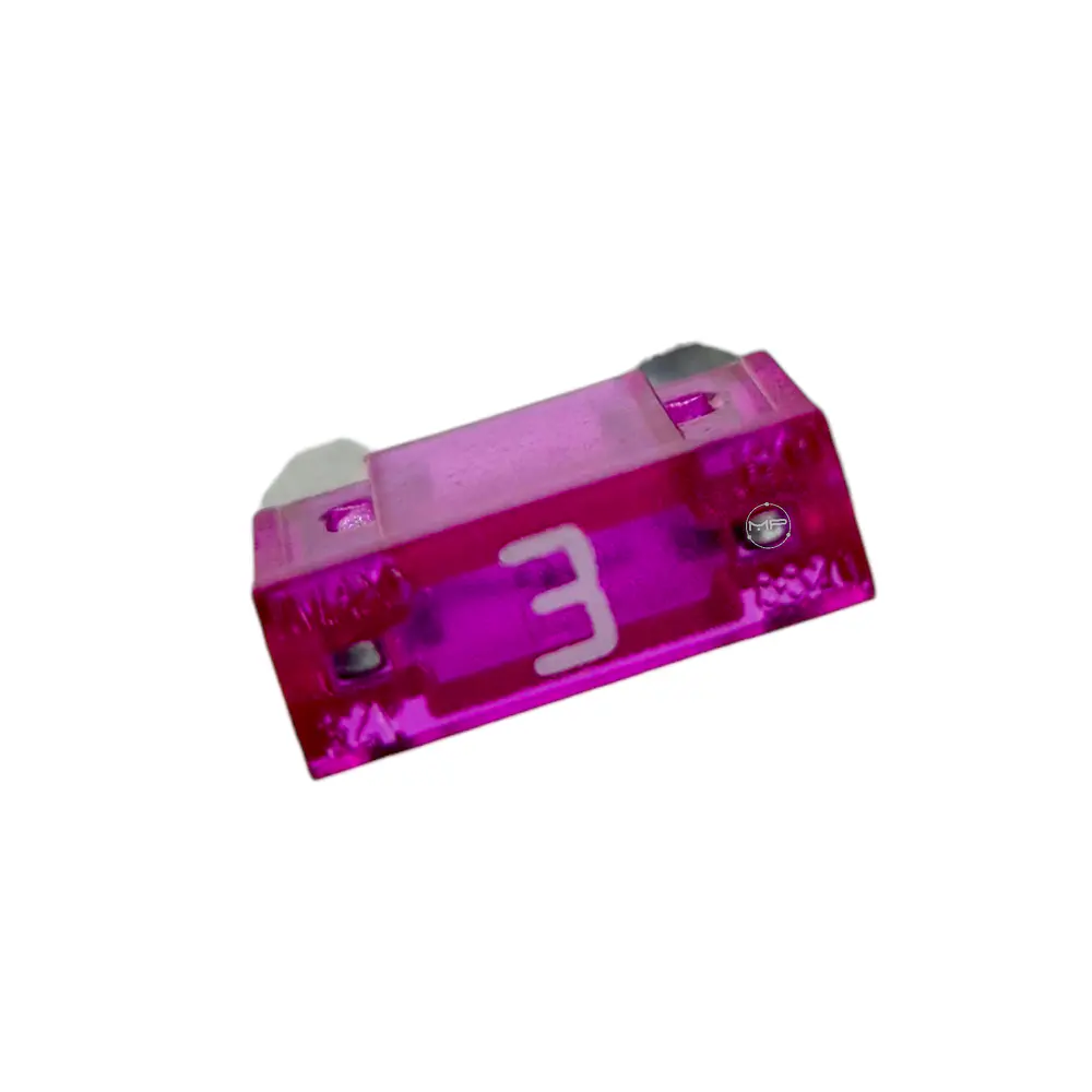 Fusible Mini 3 Amp 2 Patas Pines Pack 10 Unidades