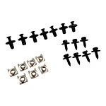 Set 21 piezas de Fijación y broche