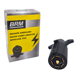 Enchufe Americano Macho para Carro de Arrastre Remolque 7 pin