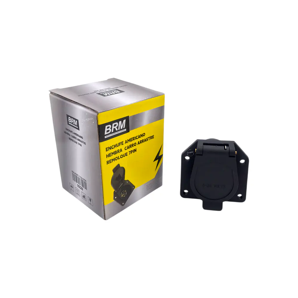 Enchufe Americano Hembra para Carro de Arrastre Remolque 7 pin