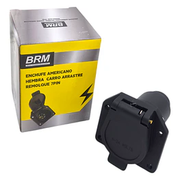 Enchufe Americano Hembra para Carro de Arrastre Remolque 7 pin