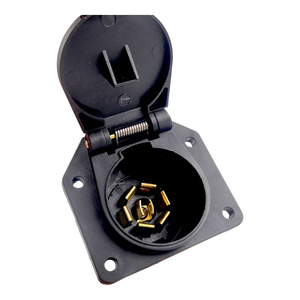 Enchufe Americano Hembra para Carro de Arrastre Remolque 7 pin