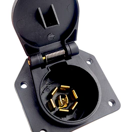 Enchufe Americano Hembra para Carro de Arrastre Remolque 7 pin