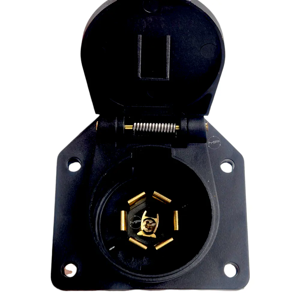 Enchufe Americano Hembra para Carro de Arrastre Remolque 7 pin