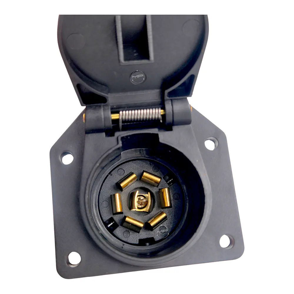 Enchufe Americano Hembra para Carro de Arrastre Remolque 7 pin
