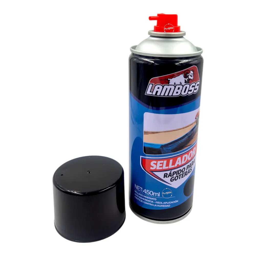 Sellador Flexible Impermeable Techos Tuberías 450 Ml Negro 