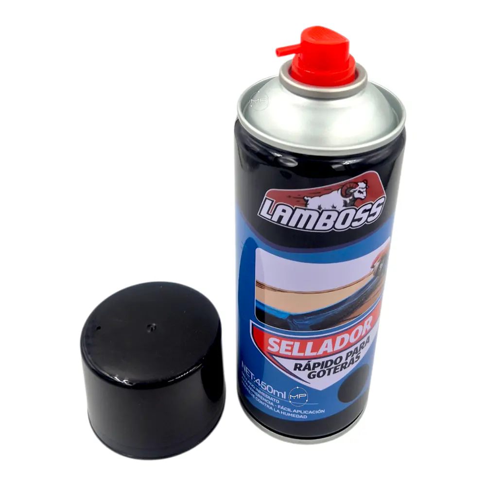 Sellador Flexible Impermeable Techos Tuberías 450 Ml Negro 