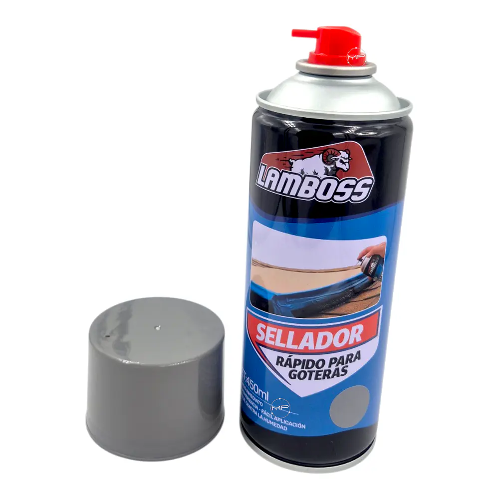 Sellador Flexible Impermeable Techos Tuberías 450 Ml Gris