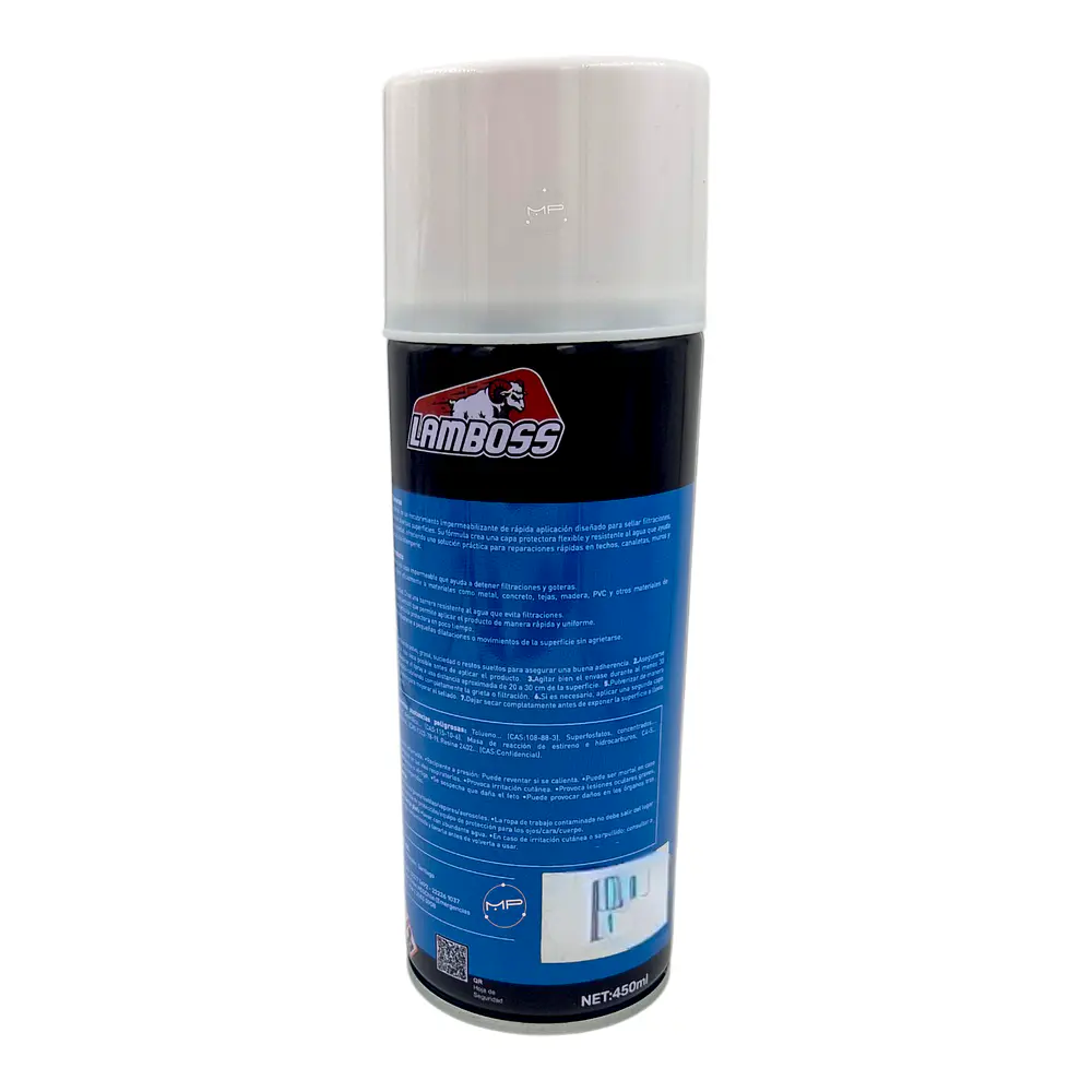 Sellador Flexible Impermeable Techos Tuberías 450 Ml Blaco