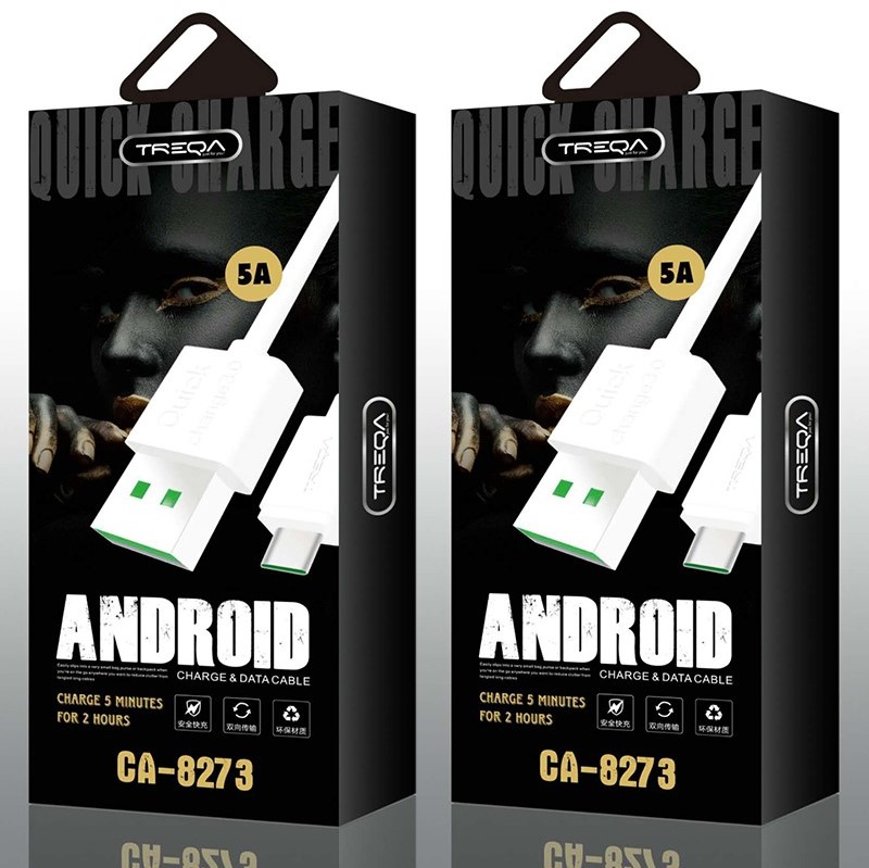 Cable TREQA 5A USB V8  TIPO-C Android
