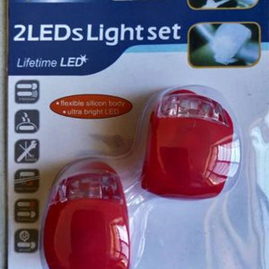 LUZ DE BICICLETA CON PILA