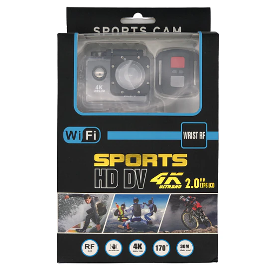 Camara Deportiva Accion 4k Ultra Hd Wifi Sumergible 30m