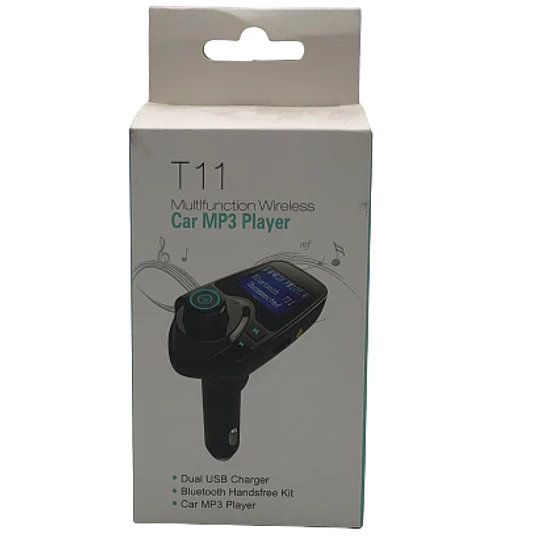 Transmisor Radio Fm Bluetooth Dual Usb Mp3 Cargador Auto