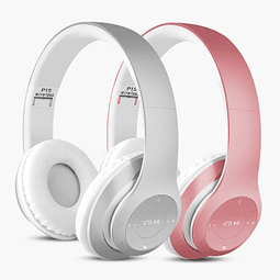 Auriculares de diadema P15  bluetooth con radio mp3 y manos libres 