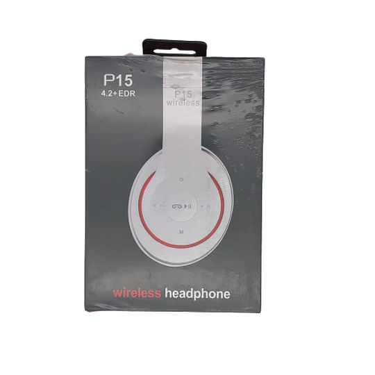 Auriculares de diadema P15  bluetooth con radio mp3 y manos libres 