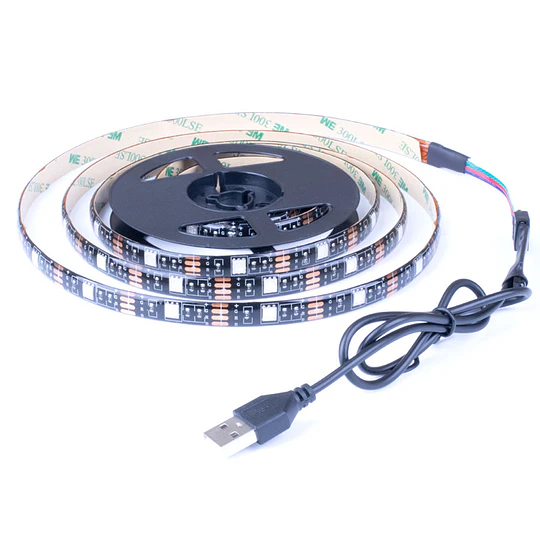 Tira De Luz Led Rgb + Control Cod 21707 /3CM
