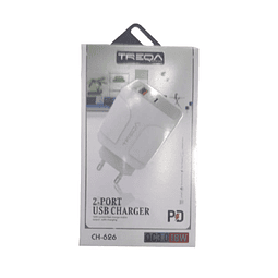 Cargador V8 con Puerto USB y Tipoc (21778)