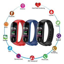 9Pulsera Inteligente M3 Pulsera Deportiva (22200)