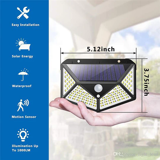Led solar con sensor de movimiento (22037)