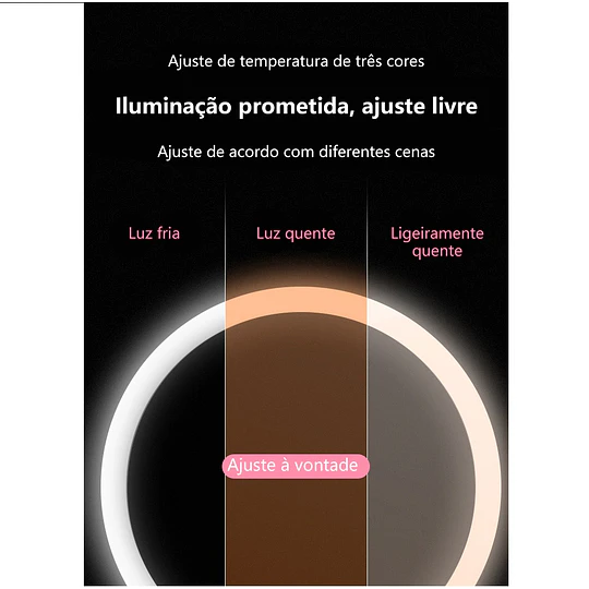 ESPEJO CON LUZ LED 3 TONOS (T640)