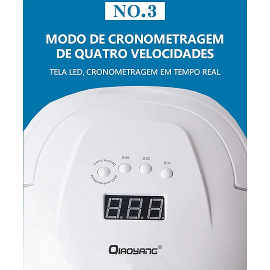 Secador Led Uv Para Secado Uñas Acrílicas Profesional 80w
