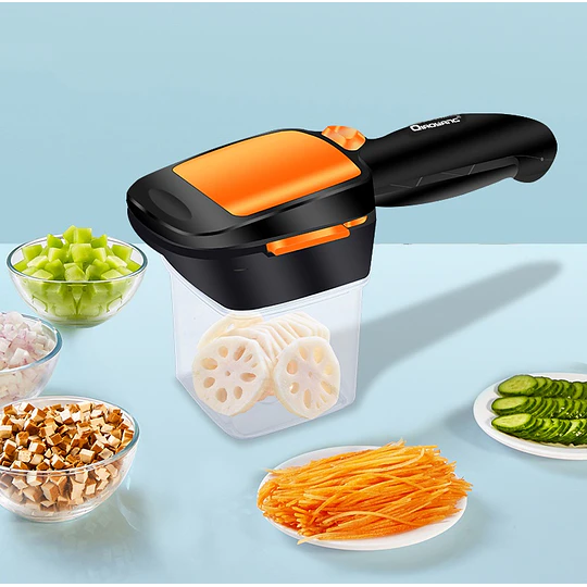 Picador Rebanador Múltiple 5 En 1 Verduras Frutas