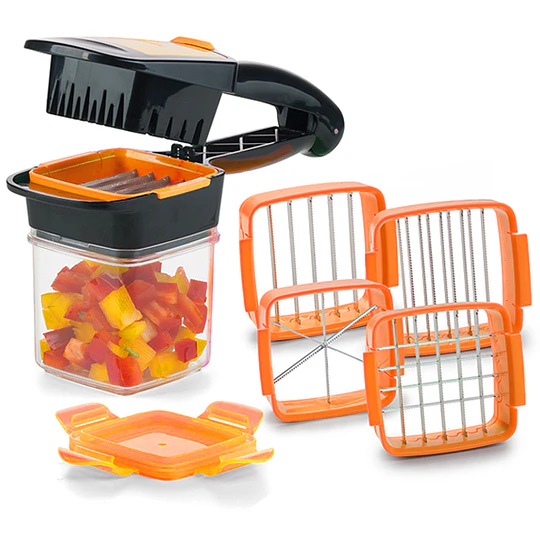 Picador Rebanador Múltiple 5 En 1 Verduras Frutas