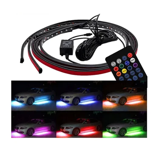 KIT DE LUCES LED RGB PARA DEBAJO DEL AUTO (22167)