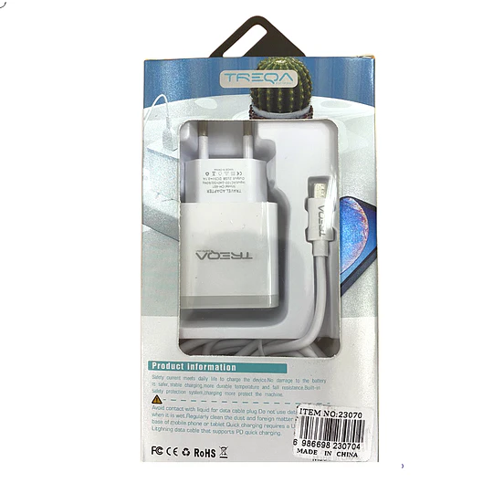CARGADOR V8 TREQA  (23070)