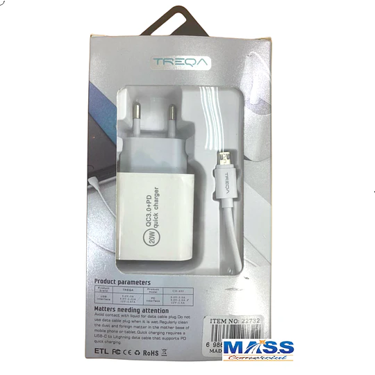 CARGADOR V8 TREQA (22732)