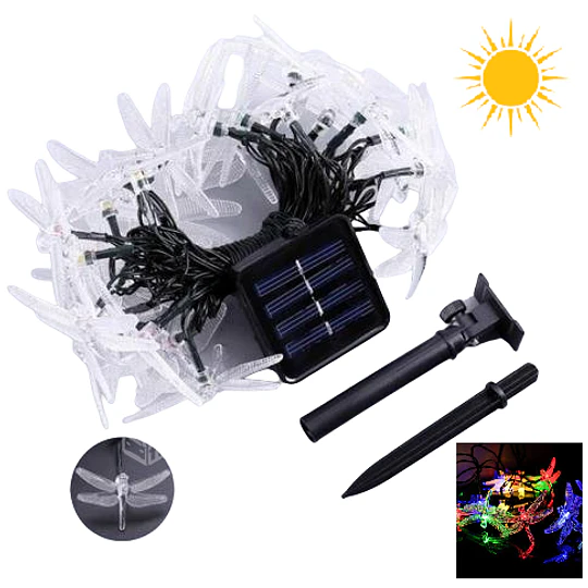 Guirnalda Solar Libelula 6.5m 30 Luces