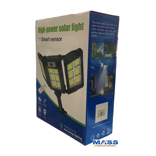 Focos Solar Led Exterior Tres Partes