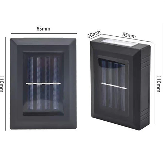 Focos Muro Aplique Led Solar Jardín Exterior Ip68
