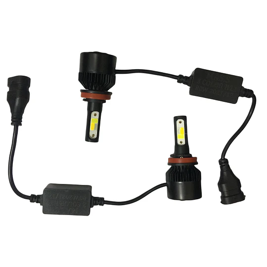 LED AUTO H3 3 COLORES 80W/18000LM (23120)