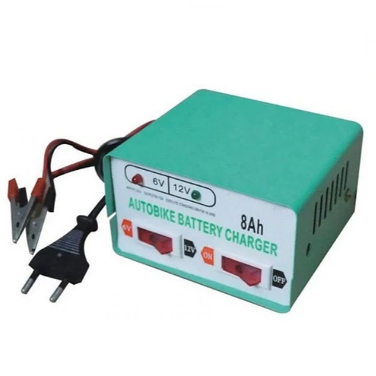 Cargador De Batería Autos Y Motos 8 Amperes 12v  (23066)