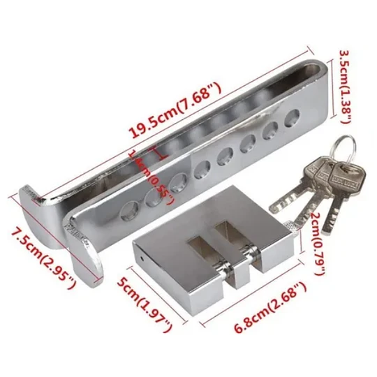 Traba Pedal Anti Robo Candado Seguridad Auto Camioneta (22161)