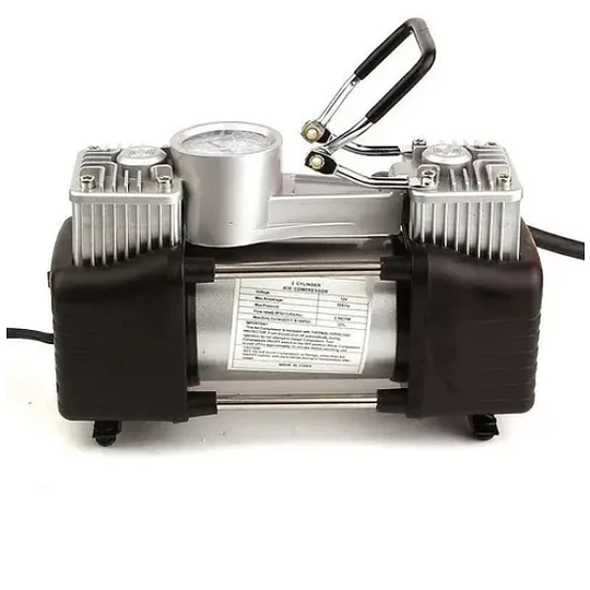 Caja Compresor Aire Doble Cilindro 12v Inflador (22158)