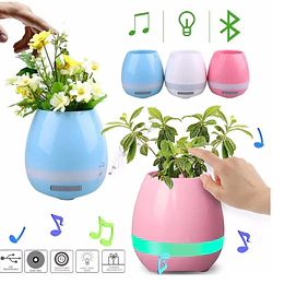 Maceta inteligente para jardín, con Sensor De flores hidropónicas, Altavoz Bluetooth (19776)